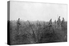 Allied Troops, 31 July 1917 at the Yser Canal, Belgium, 1926-null-Stretched Canvas