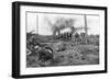 Allied Troops and German Prisoners at the Menin Road, Near Ypres, Belgium, 30 October, 1917-null-Framed Giclee Print