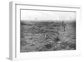 Allied Troops at the Yser Canal, Belgium, 31 July 1917-null-Framed Giclee Print