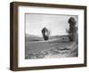 Allied Troops Attacked by German Bombers-null-Framed Photographic Print