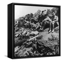 Allied Troops WWI-Robert Hunt-Framed Stretched Canvas