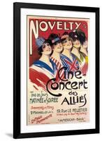 allies concert-null-Framed Giclee Print