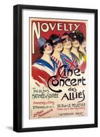 allies concert-null-Framed Premium Giclee Print