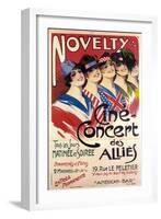 allies concert-null-Framed Giclee Print