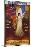 Allies Dans La Guerre Poster-Firmin Bouisset-Mounted Giclee Print