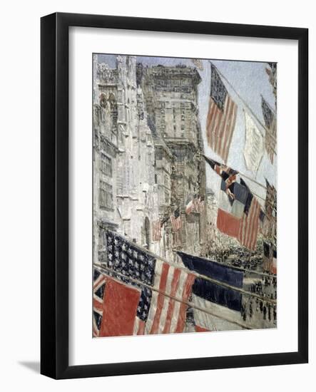 Allies Day, May 1917-Childe Hassam-Framed Giclee Print