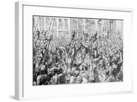 Allies Entering Paris-null-Framed Giclee Print