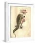 Alligator 1873 'Missing Links' Parade Costume Design-Charles Briton-Framed Giclee Print