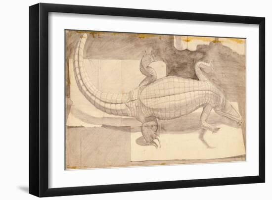 Alligator, 1948-Evelyn Williams-Framed Giclee Print
