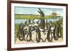 Alligator Chorus in New Orleans, Louisiana-null-Framed Premium Giclee Print