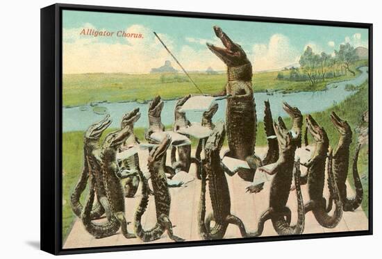 Alligator Chorus-null-Framed Stretched Canvas