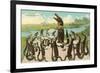 Alligator Chorus-null-Framed Art Print