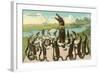 Alligator Chorus-null-Framed Art Print