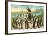 Alligator Chorus-null-Framed Art Print