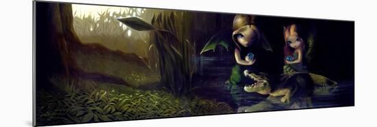 Alligator Magic-Jasmine Becket-Griffith-Mounted Art Print