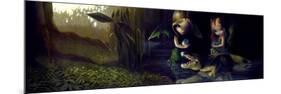 Alligator Magic-Jasmine Becket-Griffith-Mounted Art Print