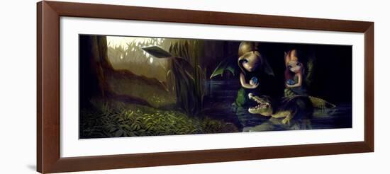 Alligator Magic-Jasmine Becket-Griffith-Framed Art Print