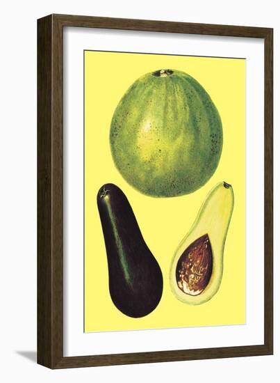 Alligator Pears-null-Framed Art Print