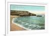 Alligator Rock, La Jolla Cove, San Diego, California-null-Framed Premium Giclee Print