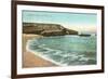 Alligator Rock, La Jolla Cove, San Diego, California-null-Framed Premium Giclee Print