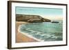 Alligator Rock, La Jolla Cove, San Diego, California-null-Framed Art Print