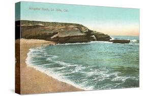 Alligator Rock, La Jolla Cove, San Diego, California-null-Stretched Canvas