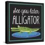 Alligator-Erin Clark-Stretched Canvas