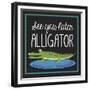 Alligator-Erin Clark-Framed Giclee Print