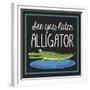 Alligator-Erin Clark-Framed Giclee Print
