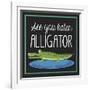 Alligator-Erin Clark-Framed Giclee Print