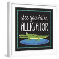 Alligator-Erin Clark-Framed Giclee Print