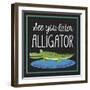 Alligator-Erin Clark-Framed Premium Giclee Print