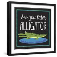 Alligator-Erin Clark-Framed Premium Giclee Print