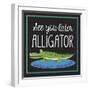 Alligator-Erin Clark-Framed Premium Giclee Print