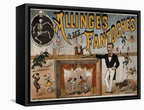 Allinges et ses fantoches-null-Framed Stretched Canvas