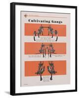 Allis Chalmers All-Crop Tractor Cultivator Gangs-null-Framed Giclee Print