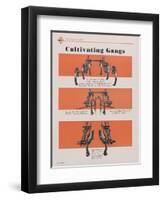 Allis Chalmers All-Crop Tractor Cultivator Gangs-null-Framed Premium Giclee Print