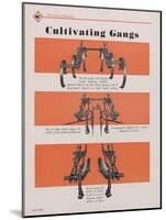 Allis Chalmers All-Crop Tractor Cultivator Gangs-null-Mounted Giclee Print