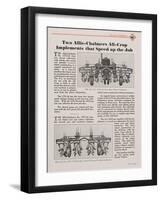 Allis Chalmers All-Crop Tractor Cultivators-null-Framed Giclee Print