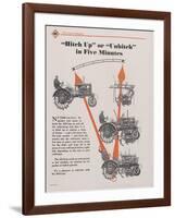 Allis Chalmers All-Crop Tractor with Power Lift-null-Framed Giclee Print