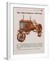 Allis Chalmers All-Crop Tractor with Power Lift-null-Framed Giclee Print