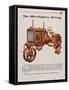 Allis Chalmers All-Crop Tractor with Power Lift-null-Framed Stretched Canvas