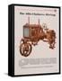 Allis Chalmers All-Crop Tractor with Power Lift-null-Framed Stretched Canvas