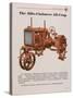 Allis Chalmers All-Crop Tractor with Power Lift-null-Stretched Canvas