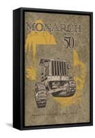 Allis Chalmers Monarch Tractor-null-Framed Stretched Canvas