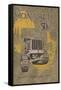 Allis Chalmers Monarch Tractor-null-Framed Stretched Canvas