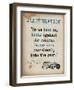 Alliteration (Quote from The Great Gatsby by F. Scott Fitzgerald)-Jeanne Stevenson-Framed Art Print