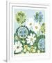 Allium and Cosmos-Zoe Badger-Framed Giclee Print