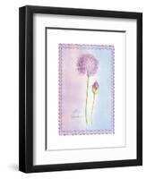 Allium Giganteum-Nicola Rabbett-Framed Art Print