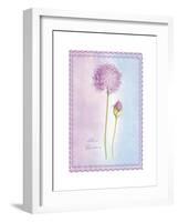 Allium Giganteum-Nicola Rabbett-Framed Art Print